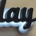 Anuncios, letras y numeros metalicos en mexico